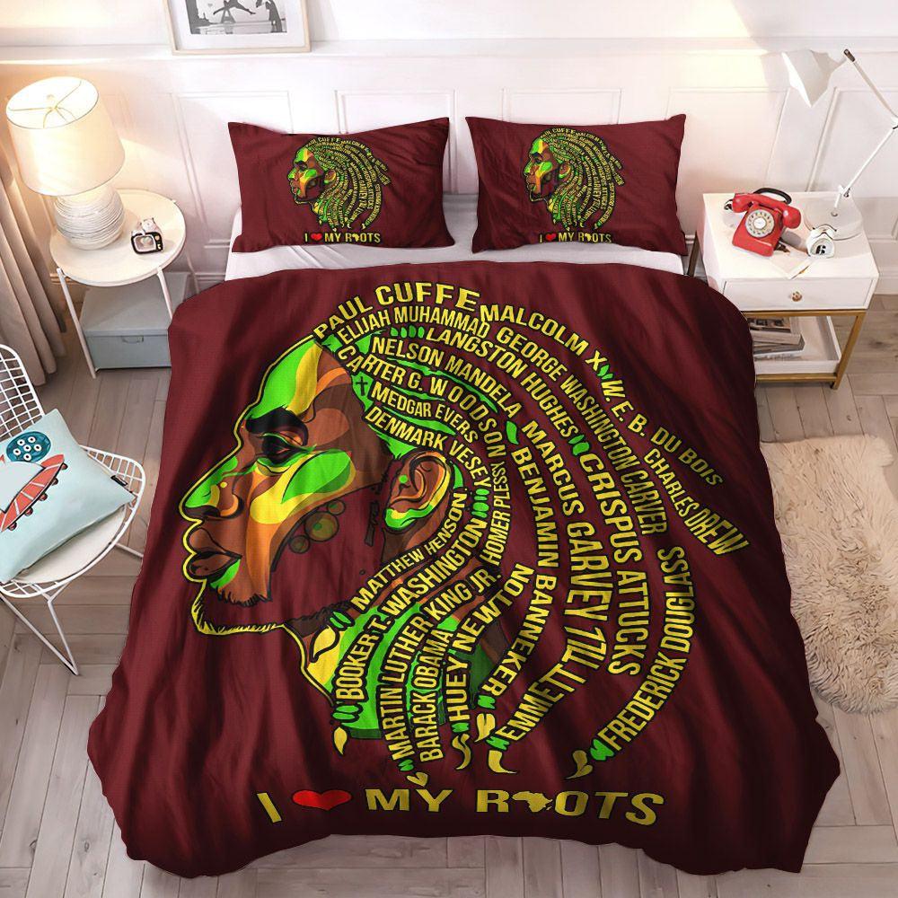 Black Cozy Bedding Set, Annals Soft Duvet Cover Set, History Queen Size Bedding Set, Black Man History Bedding Sets, Gifts for Black