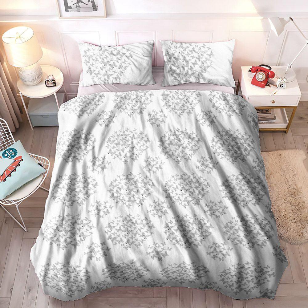 Butterfly Soft Duvet Cover Set, Monarch Queen Size Bedding Set, Butterfly Bedding Sets, Gifts for Butterfly