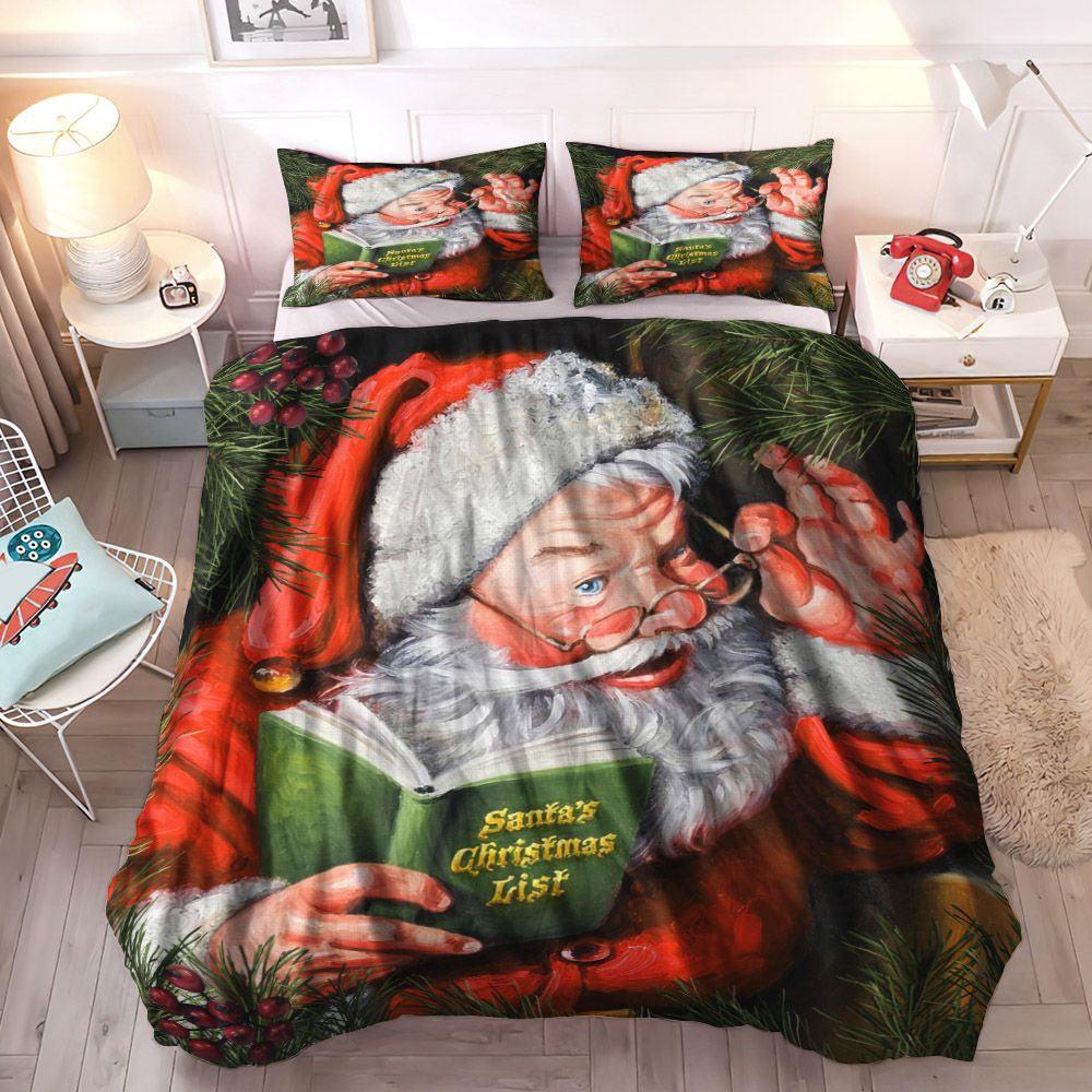 Personalized 3-piece Duvet Cover Bedding Set Merry Christmas Bedding Set, Snowman Cozy Bedding Set, Christmas Bedding Sets, Gifts for Christmas