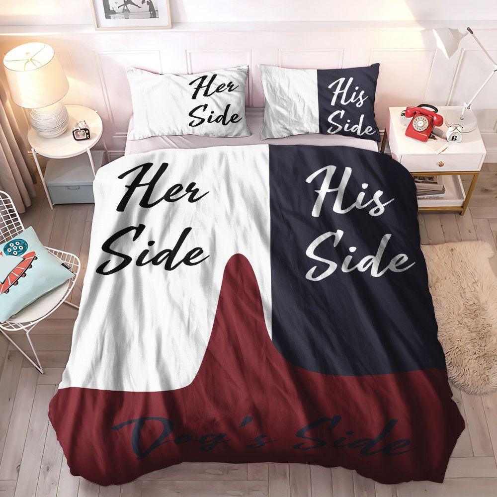 Boyfriend Soft Duvet Cover Set, Couple Queen Size Bedding Set, His Side And Her Side Couple Gs Cl Bedding Set, Gifts for Couple