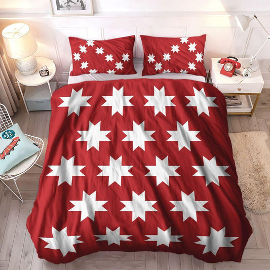 Universe Soft Duvet Cover Set, Stars Cozy Bedding Set, Merry Christmas King Size Bedding Set, Christmas Star Bedding Sets, Gifts for Star