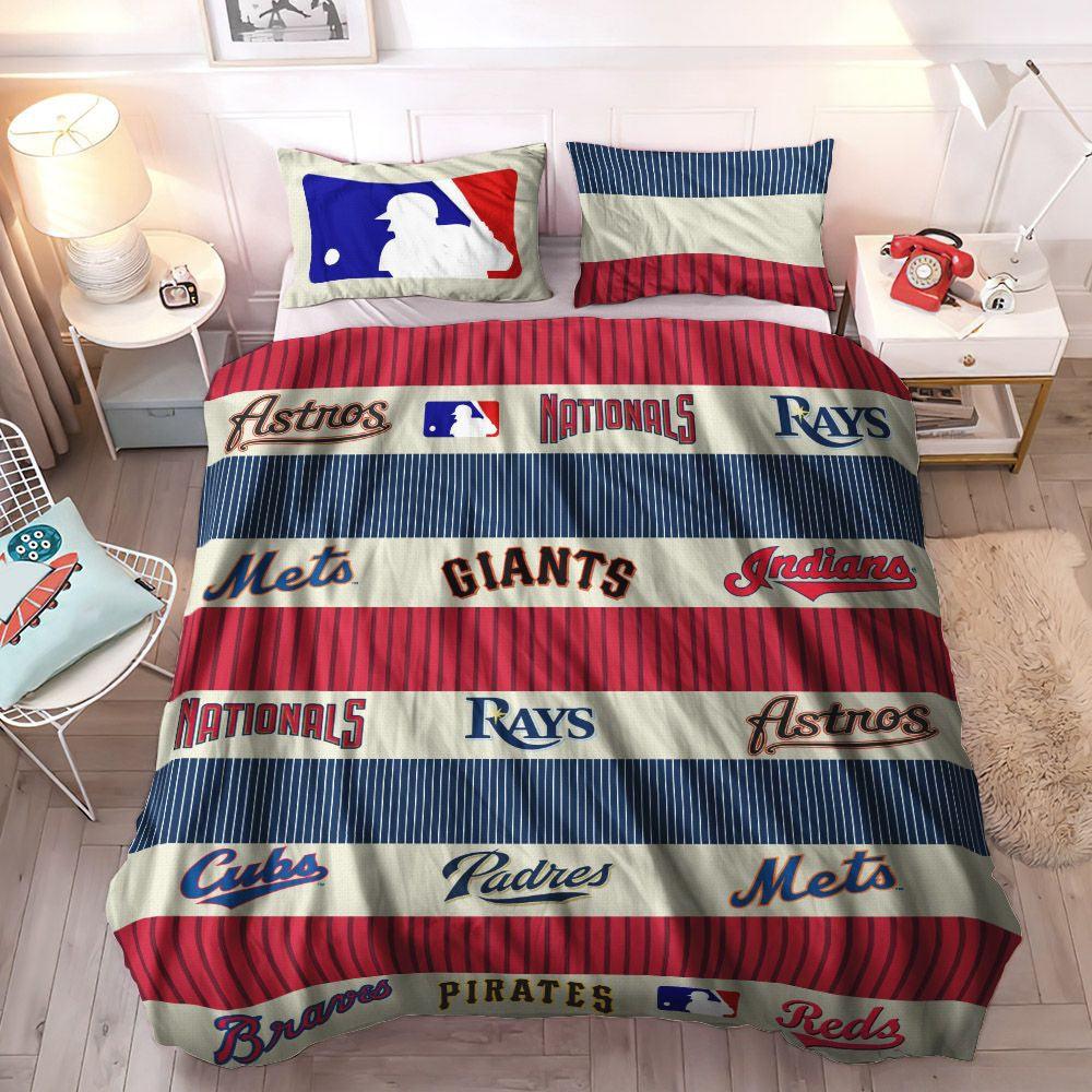 Bed Cover Soft Duvet Cover Set, Baseball Twin Queen King Bed Sheets Spread Comforter Duet Cover Bedding Sets, Gifts for Queen