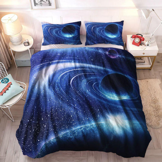 Astronaut Space King Size Bedding Set, Astronomer Gifts Soft Duvet Cover Set, Space Galaxy Bedding Set, Gifts for Galaxy