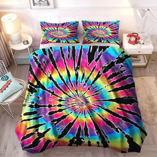 Bow Tie Cozy Bedding Set, Tie Soft Duvet Cover Set, Tie Dye Bedding Sets, Gifts for Tie
