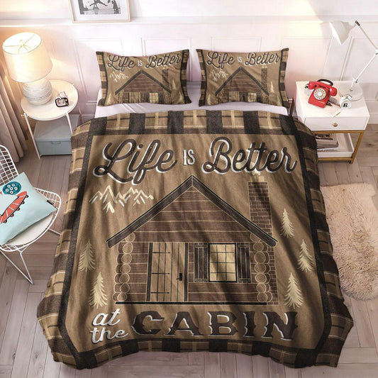 Cozy Bedding Set, Bedding Set, King Size Bedding Set, Soft Duvet Cover Set, Queen Size Bedding Set, Cabin Lodge Bedding Sets