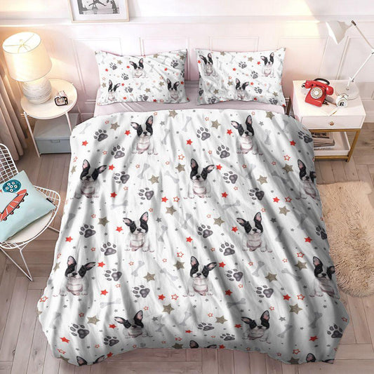French Bulldog Soft Duvet Cover Set, French Bulldog Puppy Bedding Set, Cute French Bulldog Bedding Sets, Gifts for French Bulldog