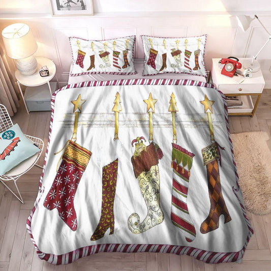 Christmas Soft Duvet Cover Set, Snowman King Size Bedding Set, Christmas Queen Size Bedding Set, Christmas Bedding Sets, Gifts for Christmas