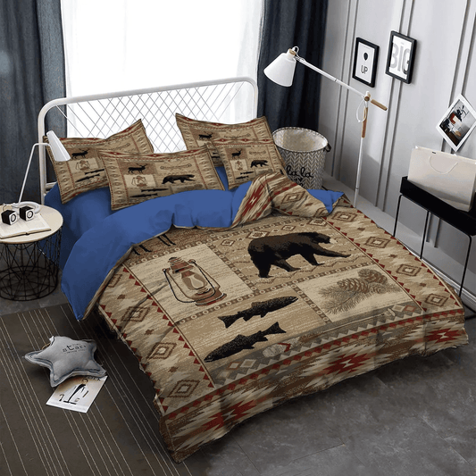 A Righteous Man Goes Hunting Bedding set, Hunting Soft Duvet Cover Set, Funny Hunting King Size Bedding Set, Hunting Bedding Set, Gifts for Hunting