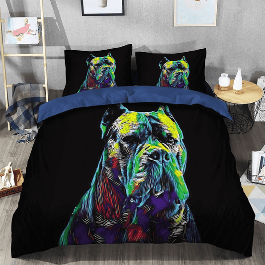 Cane Corso Dog Soft Duvet Cover Set, Cane Corso Lover King Size Bedding Set, Cane Corso Bedding Set, Gifts for Cane Corso