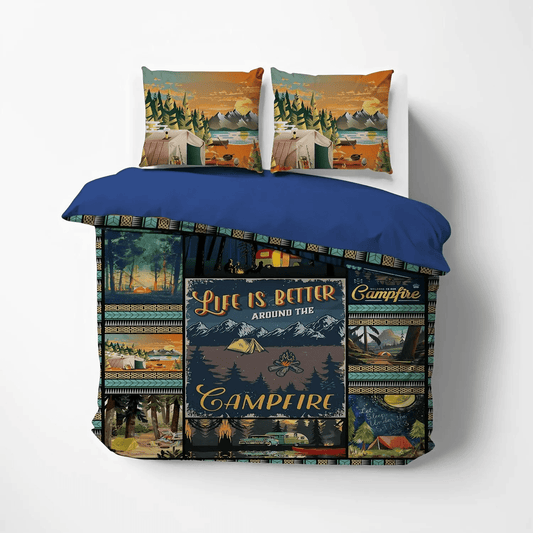 Cat King Size Bedding Set, Cat Paw Soft Duvet Cover Set, Cat Tracks Queen Size Bedding Set, Cat Ver Bedding Set, Gifts for Cat