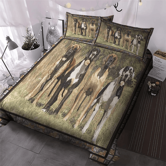 Great Dane Dad Bedding set, Great Dane In Your Face Dog Soft Duvet Cover Set, Great Dane Dog Bedding Set, Gifts for Great Dane