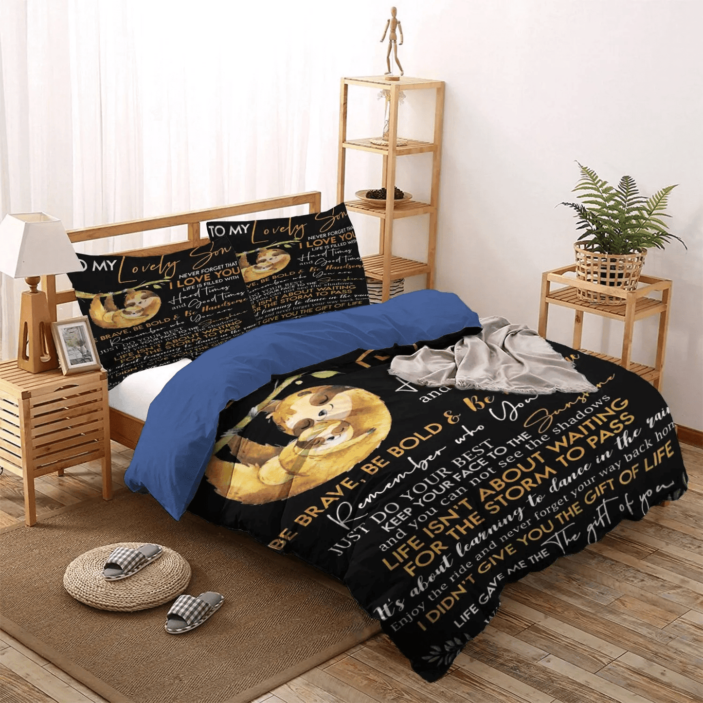 Awesome Son Bedding set, Thanks Son Soft Duvet Cover Set, Son Queen Size Bedding Set, To My Son Remember Who You Bedding Set, Gifts for Son