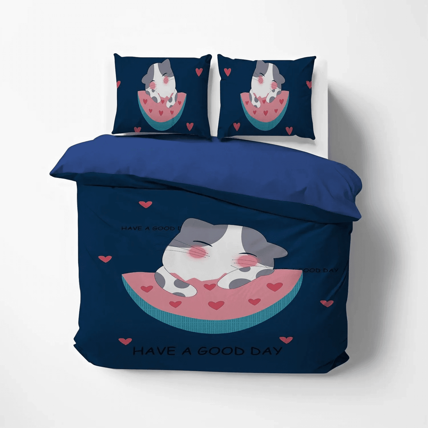 Cat Tracks Bedding set, Cat Queen Size Bedding Set, Cat Paw Soft Duvet Cover Set, Cat PTS Bedding Set, Gifts for Cat