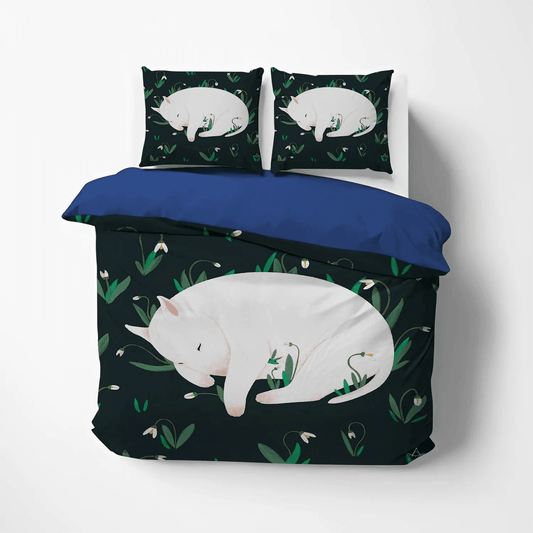 Bull Terrier Mom Soft Duvet Cover Set, English Bulldog For Men Queen Size Bedding Set, English Bull Terrier NHM Bedding Set, Gifts for English