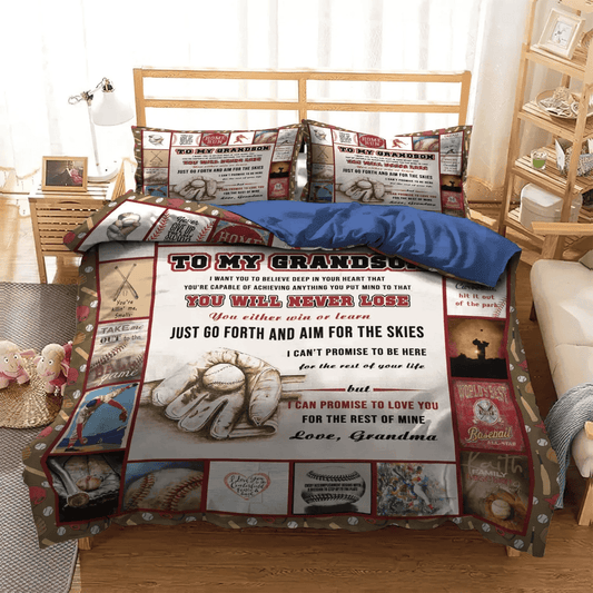 Grandmother Soft Duvet Cover Set, Grandma Bedding Set, Gifts for Grandmother