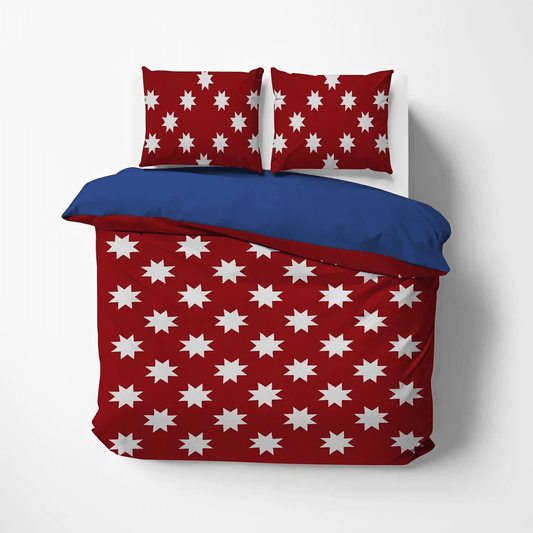 Westie Mom Soft Duvet Cover Set, Christmas Penguin Bedding set, Westies Gorgeous Reindeer Christmas Bedding Set, Gifts for Christmas