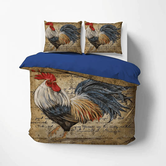 Chicken Mom Bedding set, Chicken Farmer Soft Duvet Cover Set, Chicken King Size Bedding Set, Chicken DNT Bedding Set, Gifts for Chicken