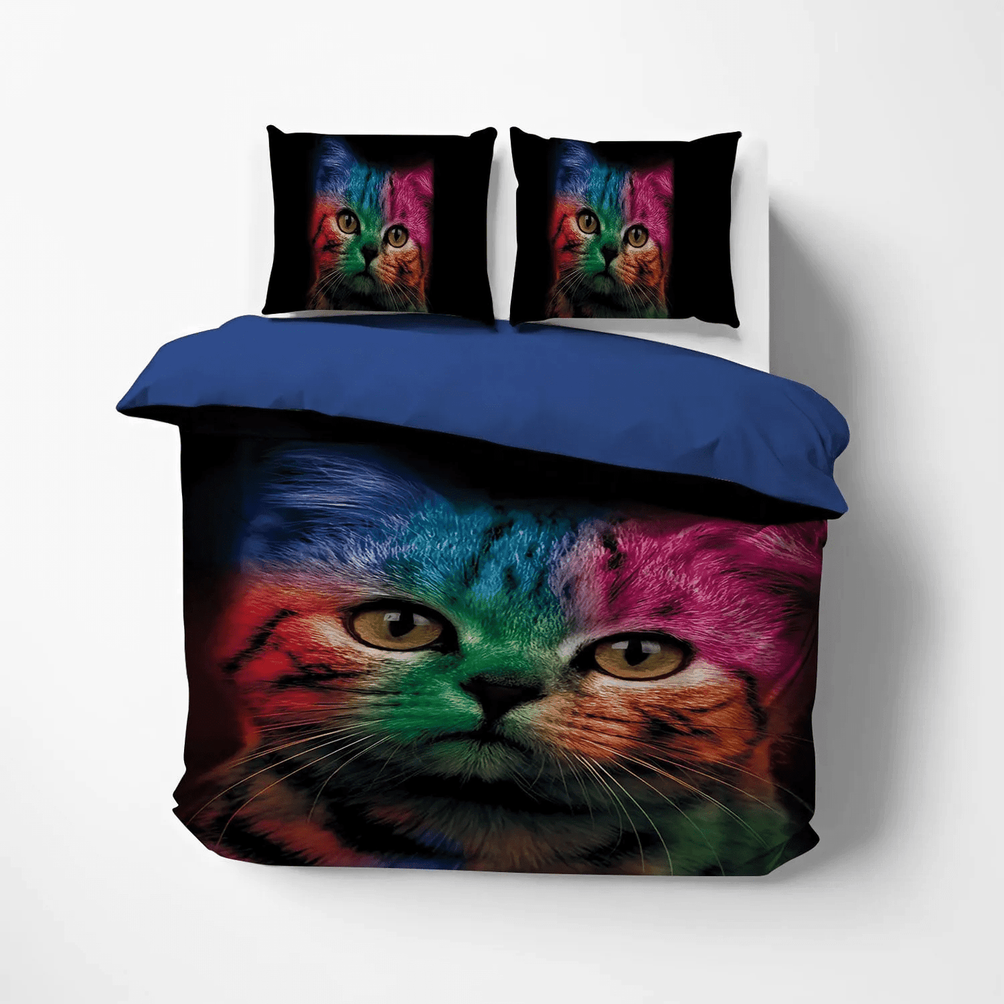 Cat Paw Bedding set, Cat Queen Size Bedding Set, Cat Tracks Soft Duvet Cover Set, Cat Ver LTTL Bedding Set, Gifts for Cat