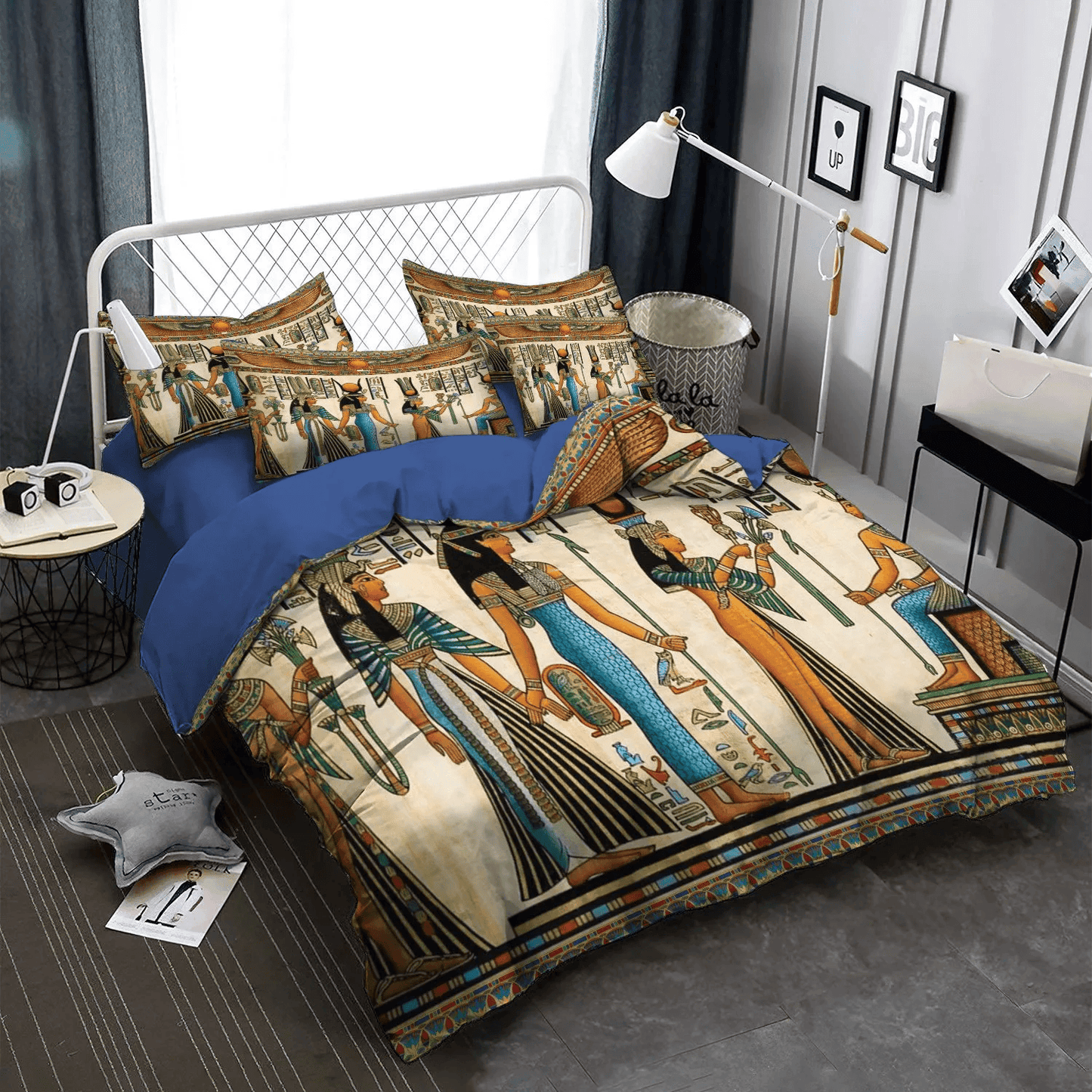 Cat King Size Bedding Set, Cat Tracks Soft Duvet Cover Set, Cat Paw Bedding set, Sleeping Cat Bedding Set, Gifts for Cat