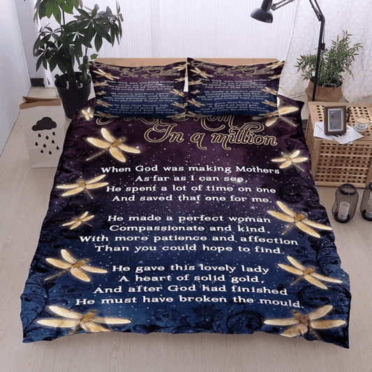 Personalized 3-piece Duvet Cover Bedding Set  Dragonfly For A Mom In A Million Bedding Set