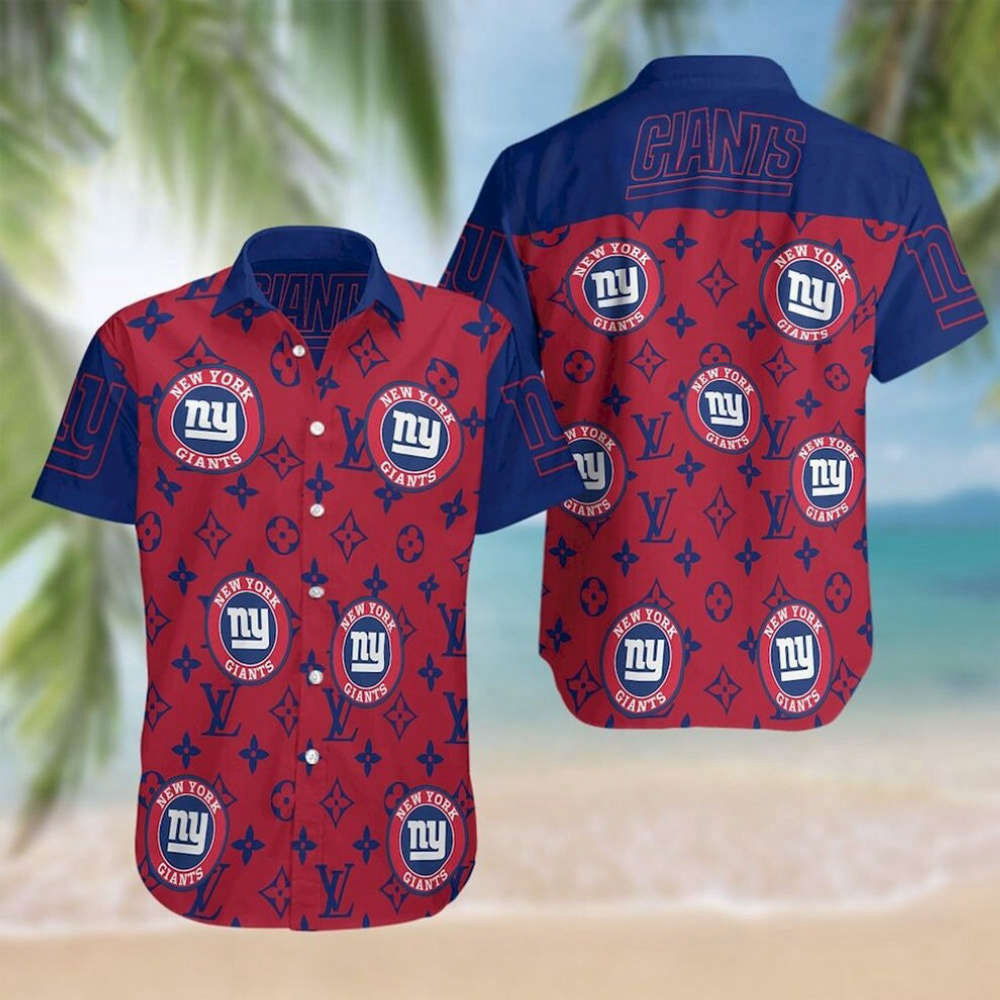 New York Giants Luxury Hawaiian Shirt - Stylish Symbol Collection - Aopprinter