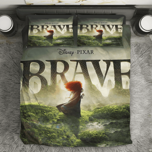 Brave Poster 4 3PCS 3PCS Bedding Set Duvet Cover And Pillow Cases Gift For Fan