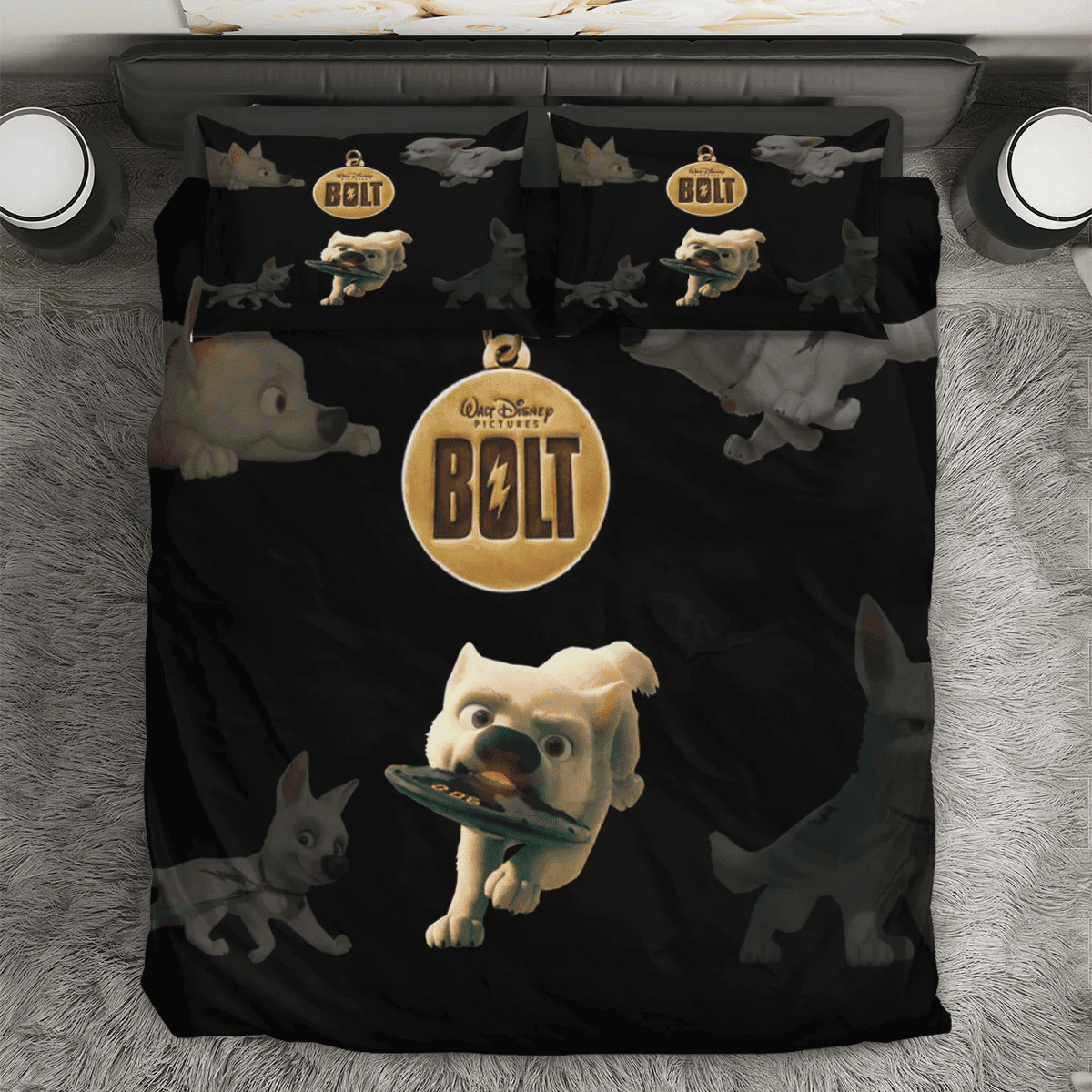 Bolt Poster 10 3PCS 3PCS Bedding Set Duvet Cover And Pillow Cases Gift For Fan