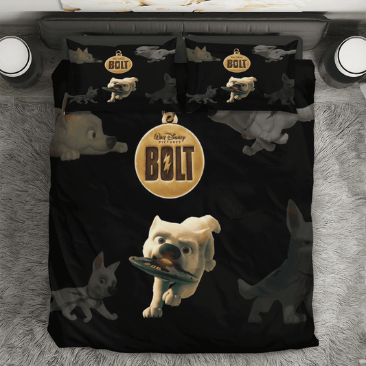 Bolt Poster 10 3PCS 3PCS Bedding Set Duvet Cover And Pillow Cases Gift For Fan