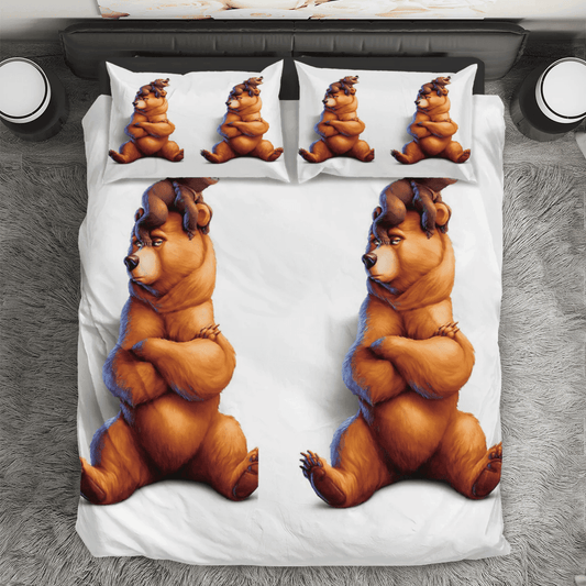 Brother Bear Poster 8 3PCS 3PCS Bedding Set Duvet Cover And Pillow Cases Gift For Fan