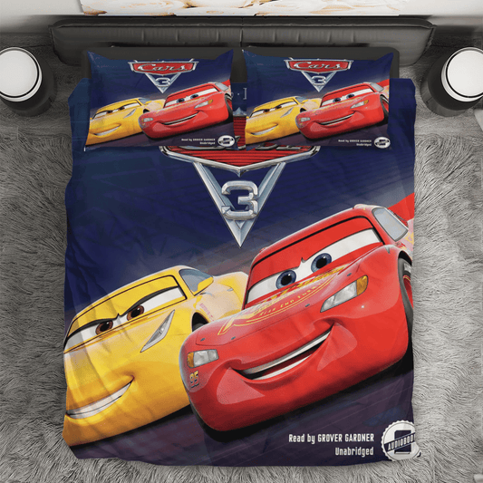 Cars Poster 9 3PCS 3PCS Bedding Set Duvet Cover And Pillow Cases Gift For Fan