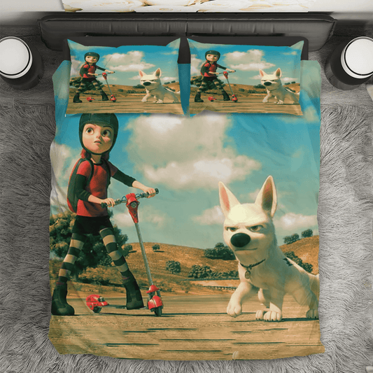 Bolt Poster 9 3PCS 3PCS Bedding Set Duvet Cover And Pillow Cases Gift For Fan