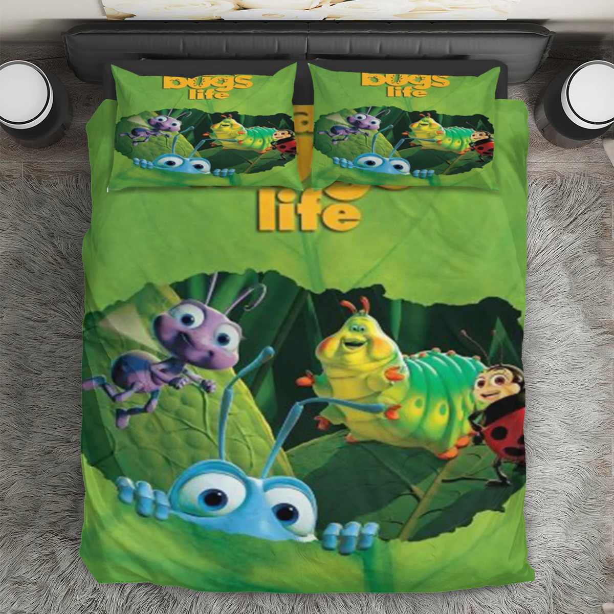 A Bug's Life Poster 1 3PCS 3PCS Bedding Set Duvet Cover And Pillow Cases Gift For Fan
