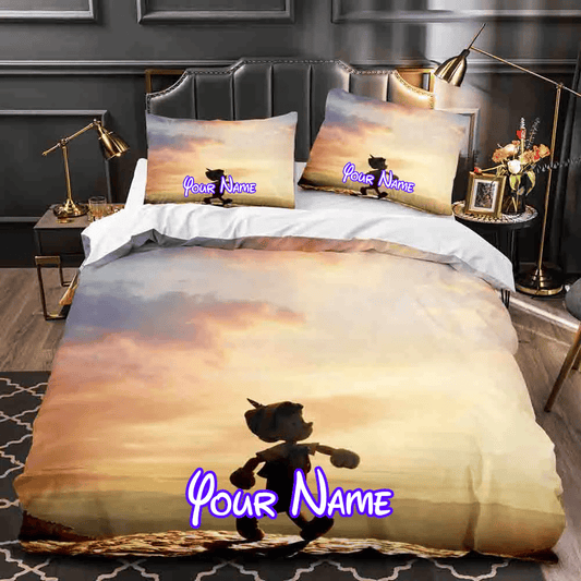 2022 Pinocchio Personalized Name Bedding Set Duvet_6121