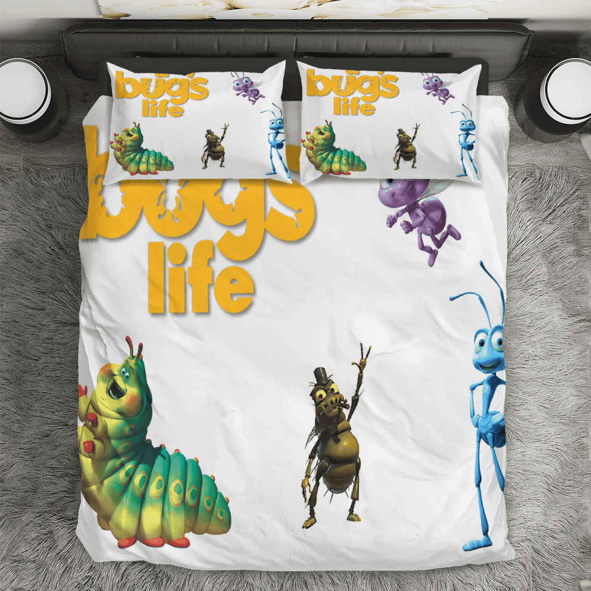 A Bug's Life Poster 6 3PCS 3PCS Bedding Set Duvet Cover And Pillow Cases Gift For Fan