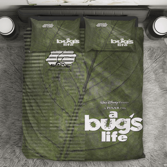 A Bug's Life Poster 7 3PCS 3PCS Bedding Set Duvet Cover And Pillow Cases Gift For Fan