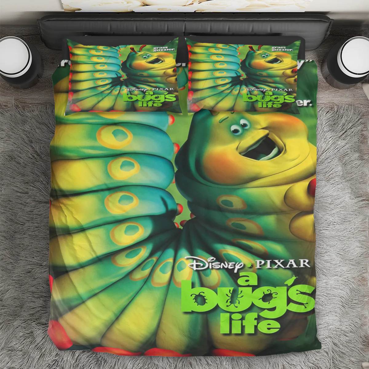 A Bug's Life Poster 9 3PCS 3PCS Bedding Set Duvet Cover And Pillow Cases Gift For Fan