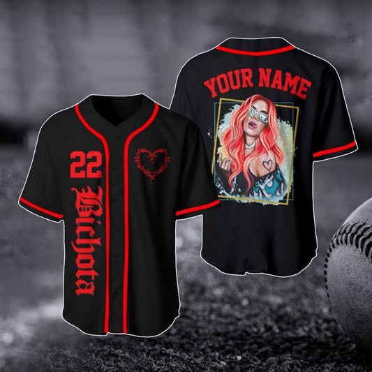 Custom Karol G Baseball Jersey: La Bichota Tee Music Shirt Gift for Fan - Aopprinter