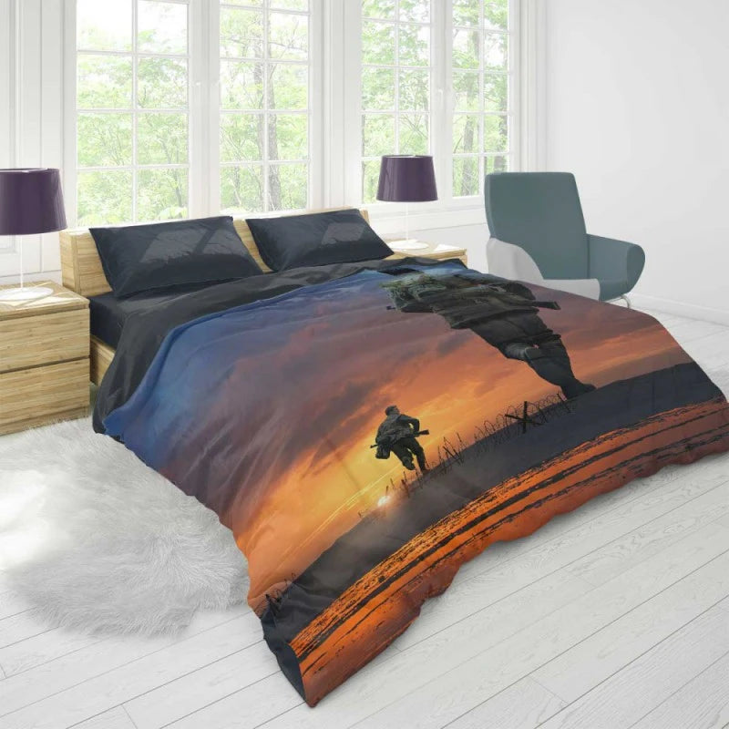 1917 Movie George MacKay Duvet Cover