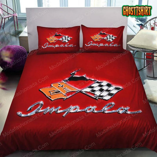 1958 Chevrolet Impala Convertible Cars 27 Bedding Set