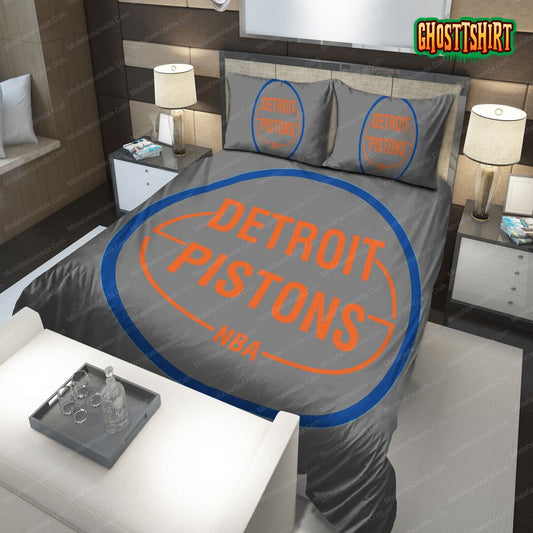 1975-1979 Logo Detroit Pistons NBA 220 Bedding Set