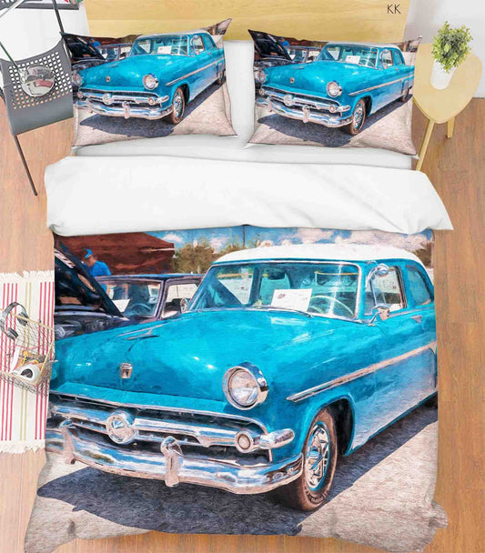 3D Automobile Tree Quilt Cover Set Bedding Set Duvet Cover Pillowcase 427