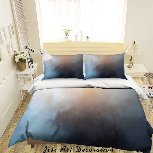 3D Abstract Grey Sky Quilt Cover Set Bedding Set Duvet Cover Pillowcases 213