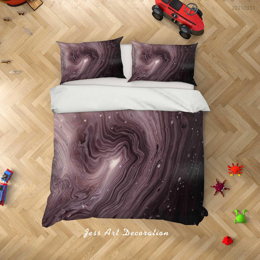 3D Abstract Marble Texture Quilt Cover Set Bedding Set Duvet Cover Pillowcases 156