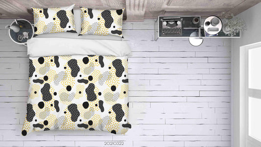 3D Abstract Geometric Pattern Quilt Cover Set Bedding Set Duvet Cover Pillowcases 17 LQH