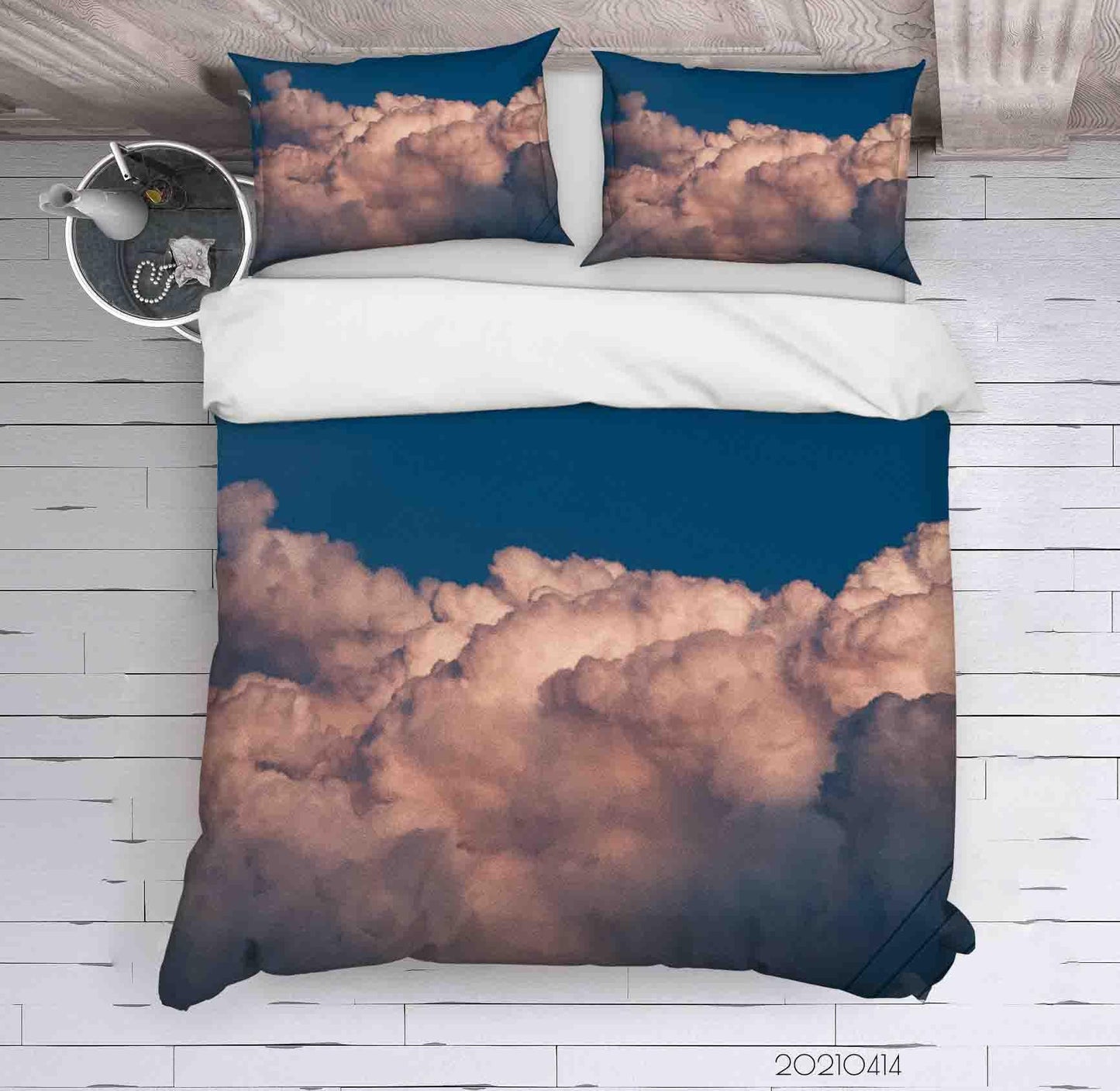 3D Blue Sky Cloud Quilt Cover Set Bedding Set Duvet Cover Pillowcases 30