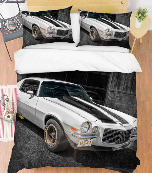 3D Automobile Plank Quilt Cover Set Bedding Set Duvet Cover Pillowcase 425
