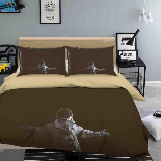 3D Astronaut Lost Space Quilt Cover Set Bedding Set Duvet Cover Pillowcases WJ 1806
