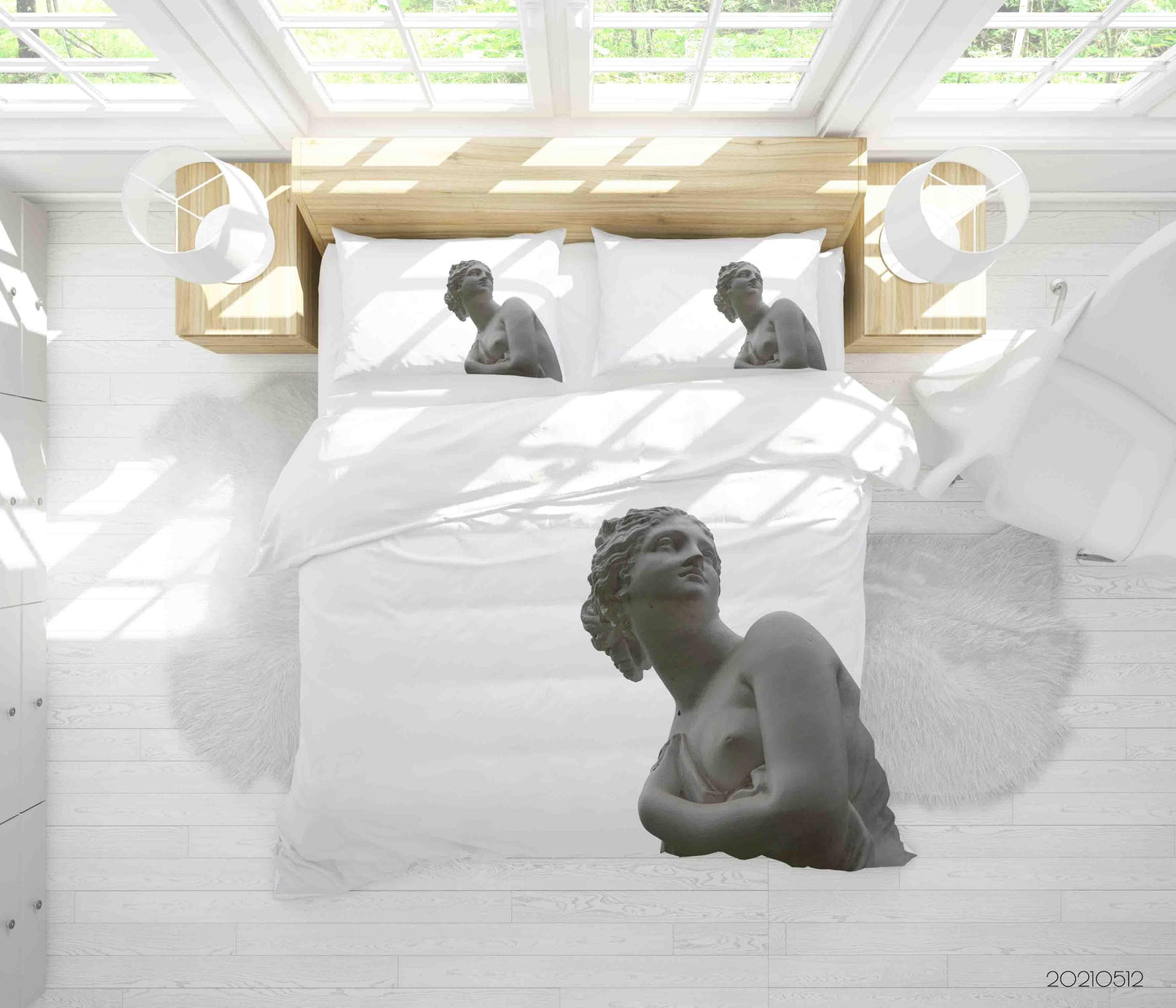 3D Art Sculpture Quilt Cover Set Bedding Set Duvet Cover Pillowcases 304