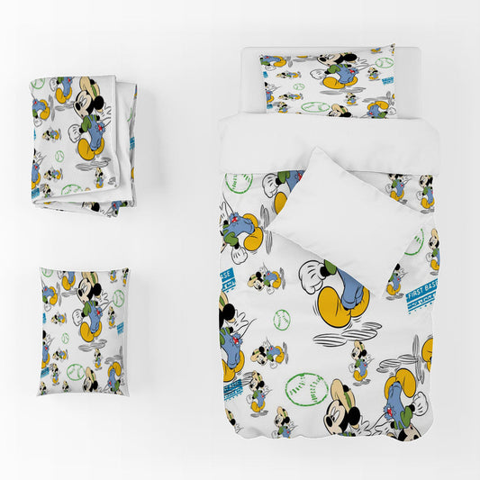 3D Cartoon Mich Softball Quilt Cover Set Bedding Set Duvet Cover Pillowcases 1292