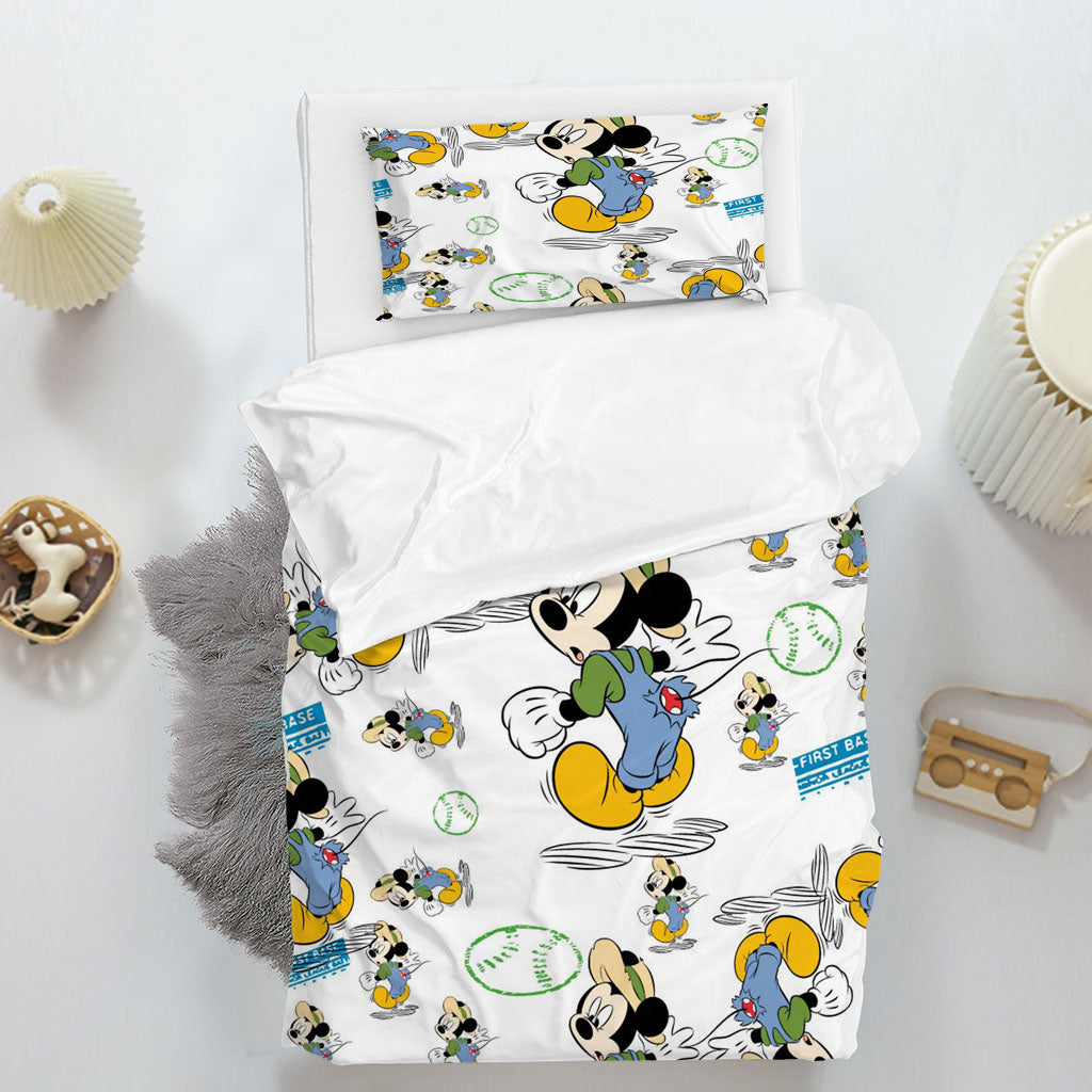 3D Cartoon Mich Softball Quilt Cover Set Bedding Set Duvet Cover Pillowcases 1292